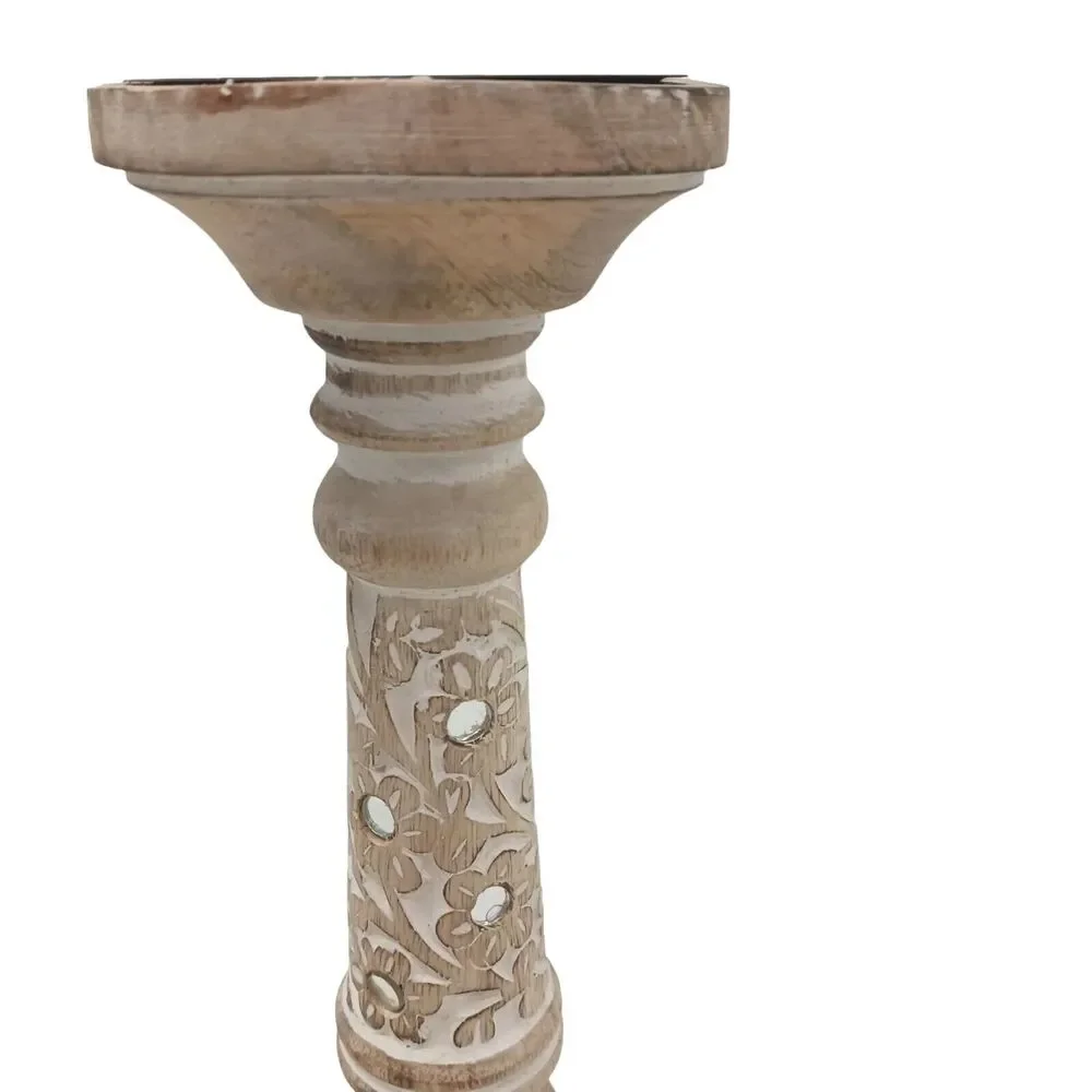 Exotic Pillar Carved Wood  12